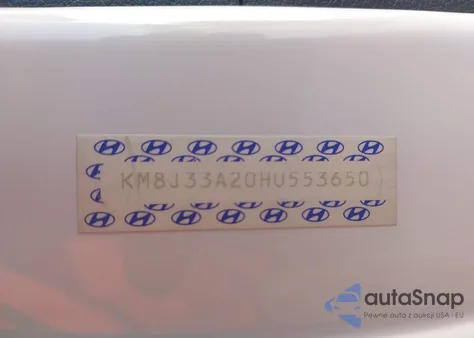 2017 Hyundai Tucson Night from USA, damaged, VIN KM8J33A20HU553650